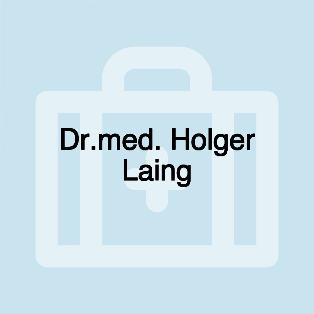 Dr.med. Holger Laing