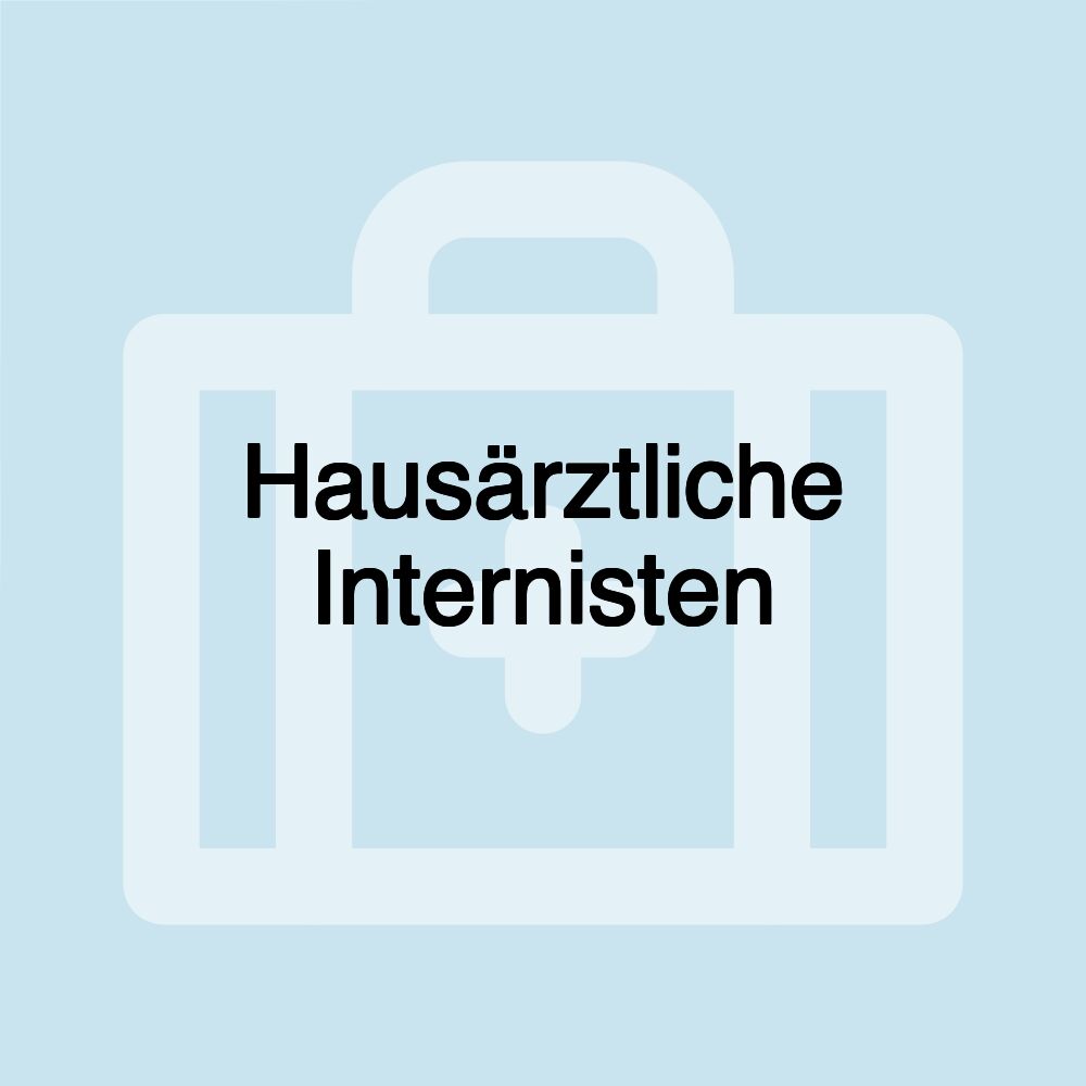 Hausärztliche Internisten