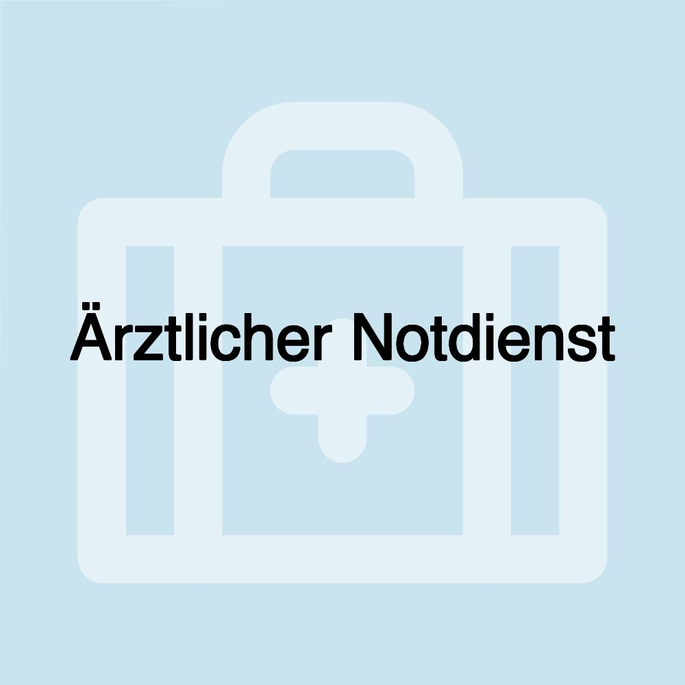 Ärztlicher Notdienst