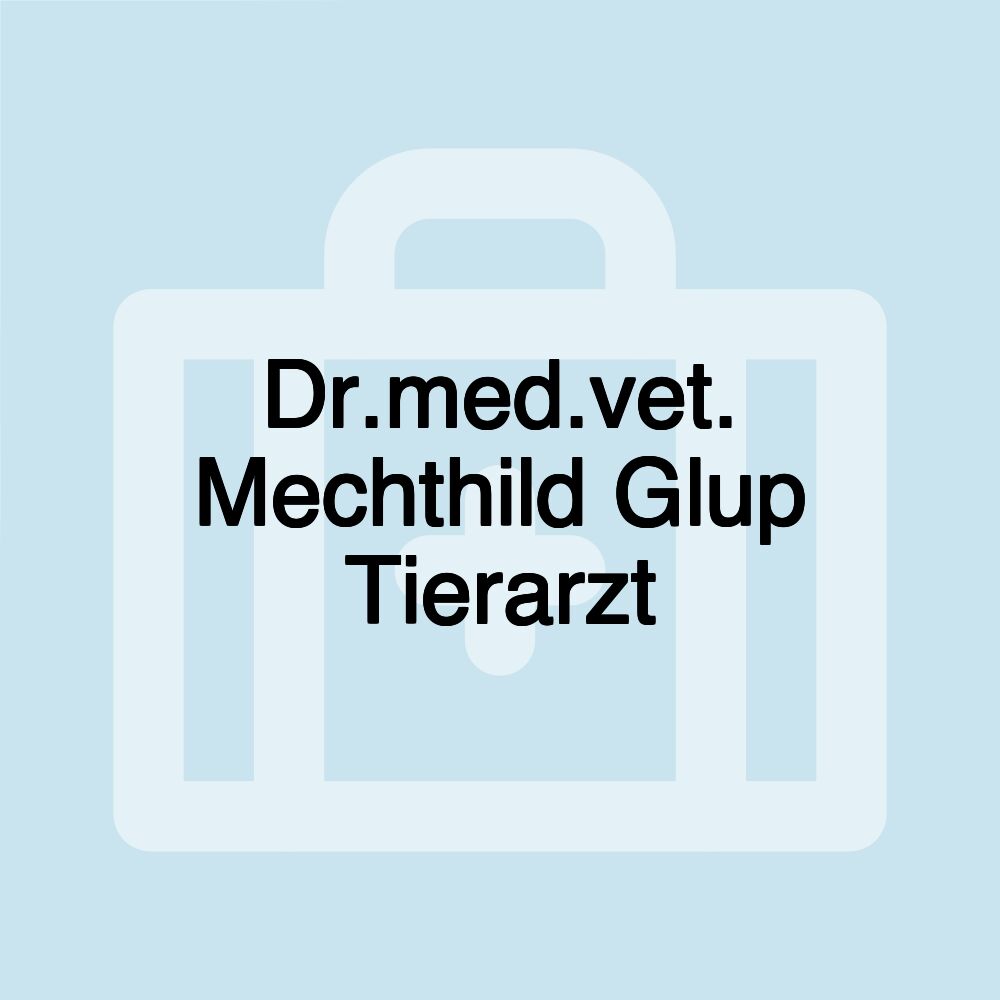 Dr.med.vet. Mechthild Glup Tierarzt