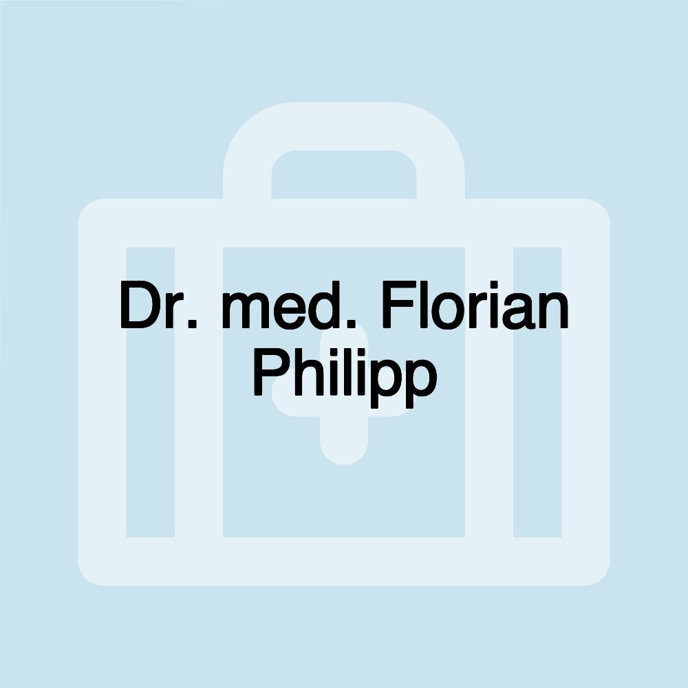 Dr. med. Florian Philipp