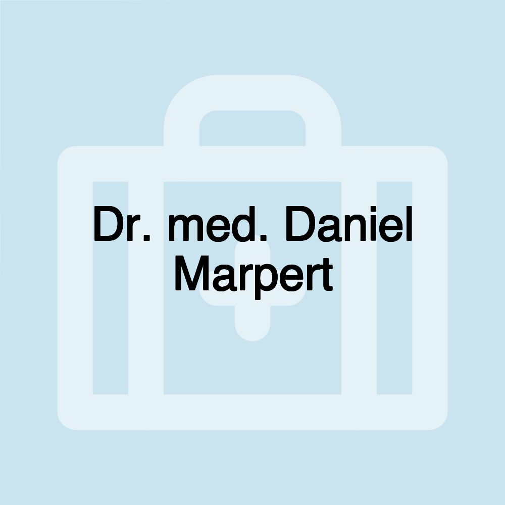 Dr. med. Daniel Marpert