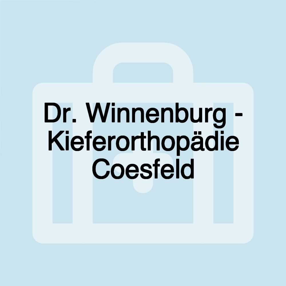 Dr. Winnenburg - Kieferorthopädie Coesfeld