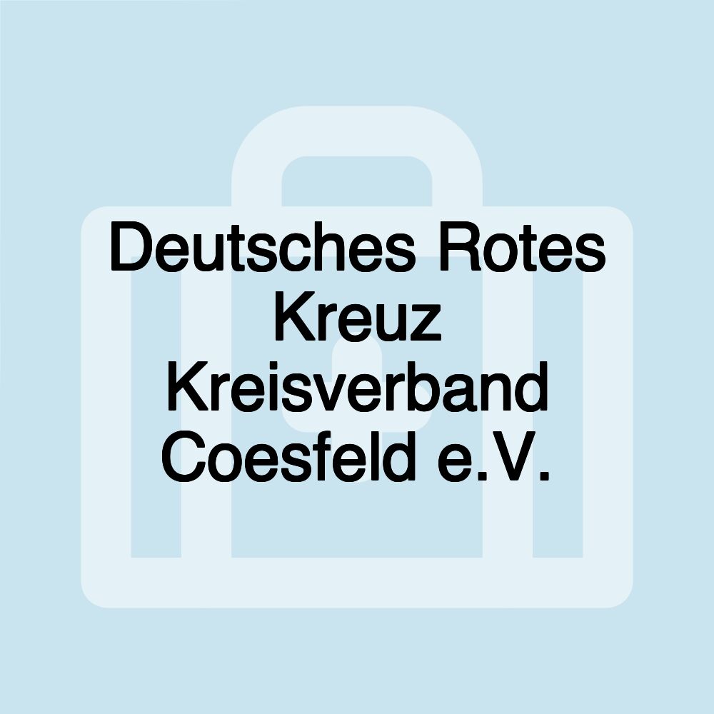 Deutsches Rotes Kreuz Kreisverband Coesfeld e.V.