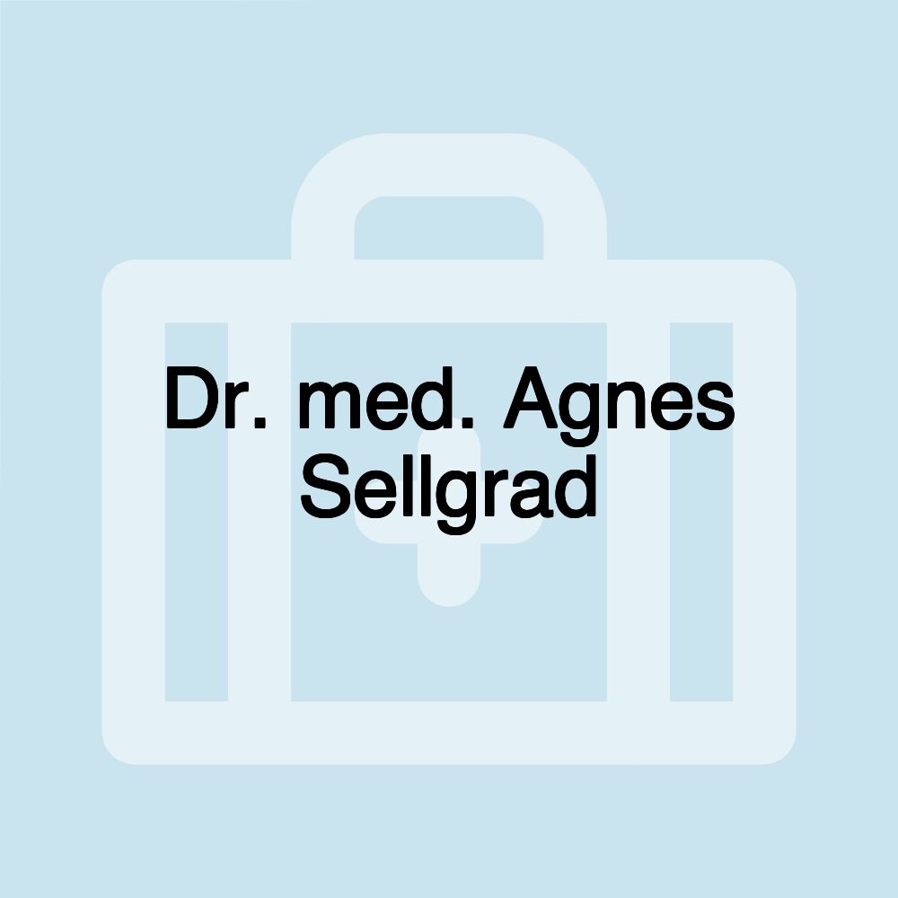 Dr. med. Agnes Sellgrad