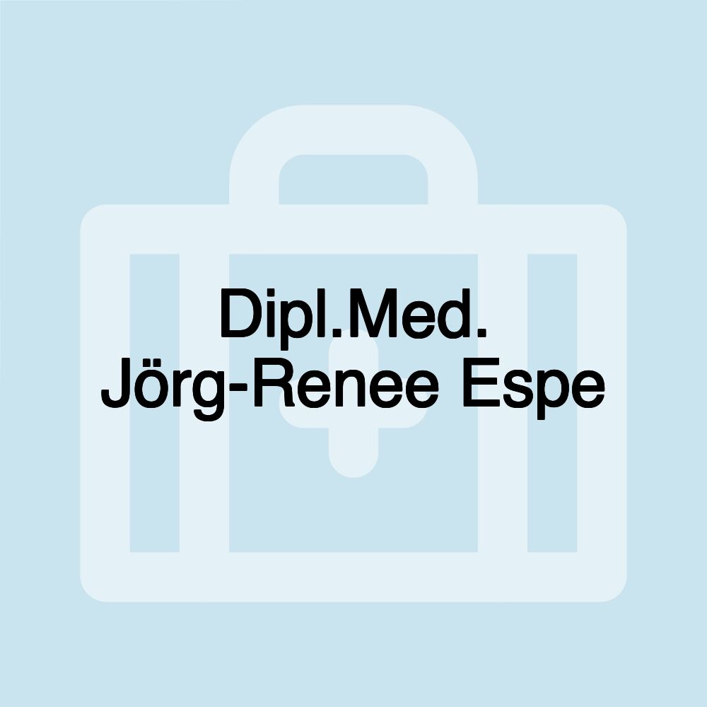 Dipl.Med. Jörg-Renee Espe