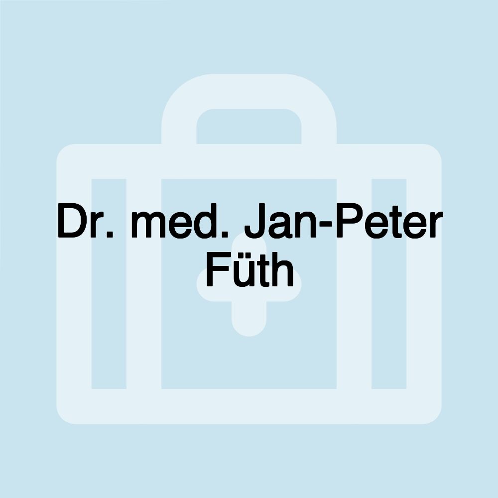 Dr. med. Jan-Peter Füth