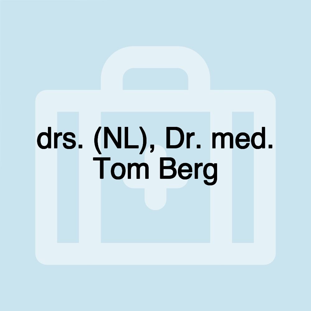 drs. (NL), Dr. med. Tom Berg