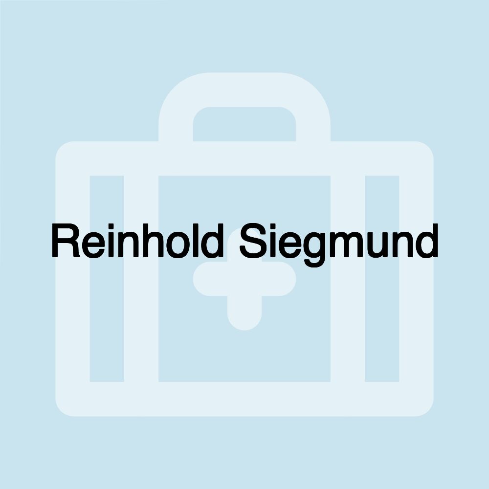 Reinhold Siegmund