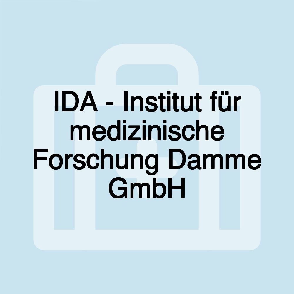 IDA - Institut für medizinische Forschung Damme GmbH