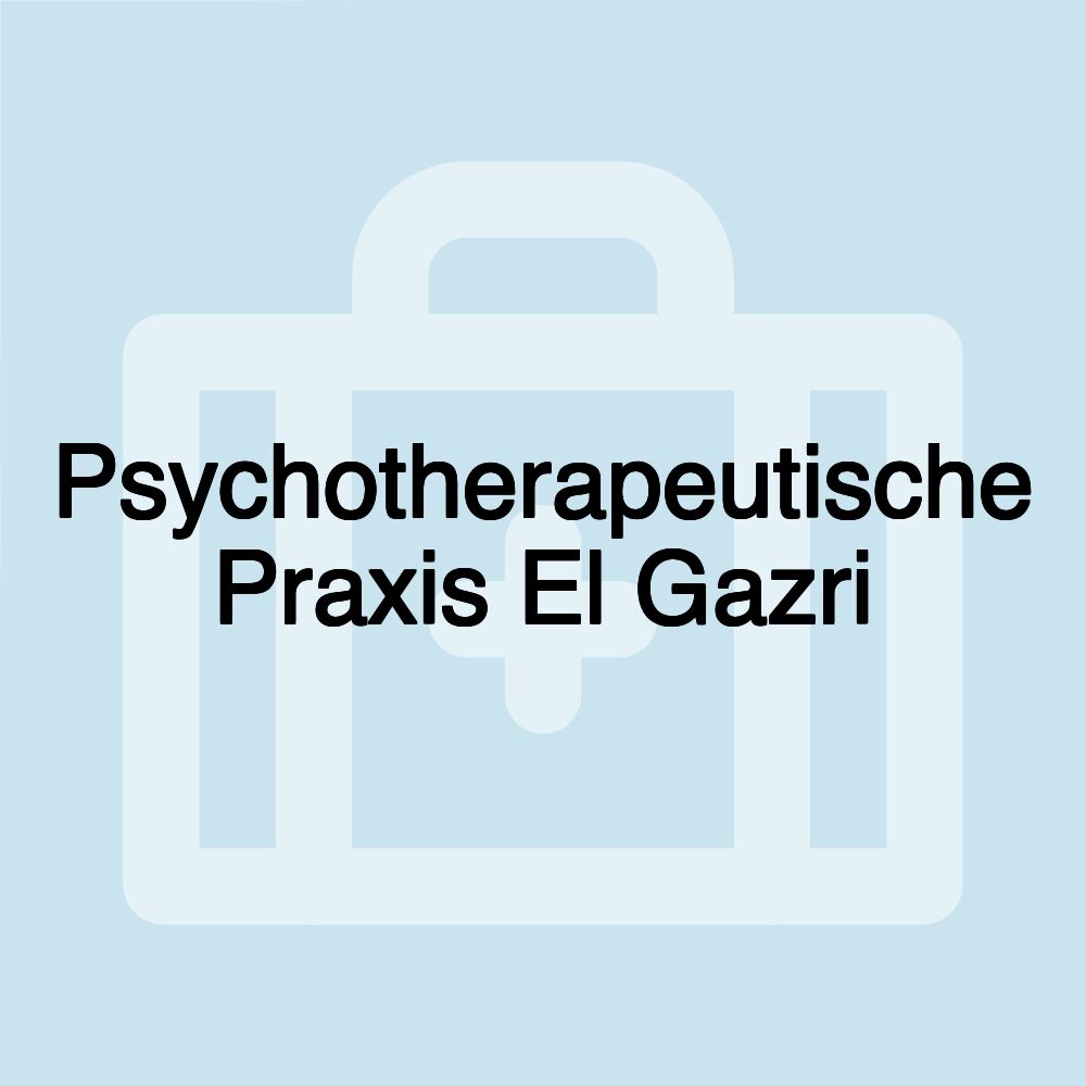 Psychotherapeutische Praxis El Gazri