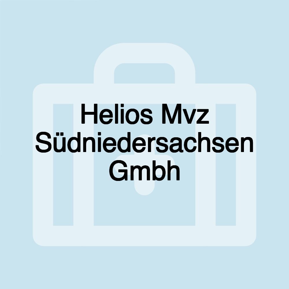 Helios Mvz Südniedersachsen Gmbh