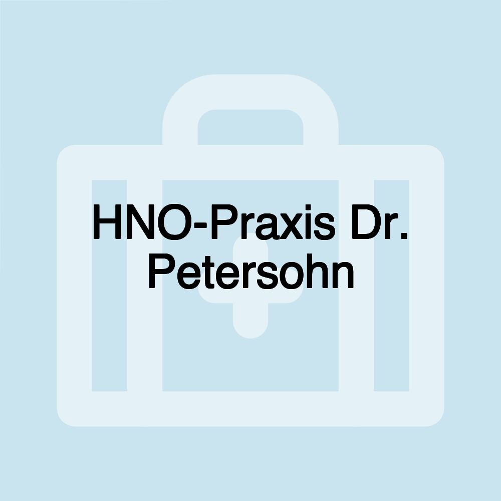 HNO-Praxis Dr. Petersohn