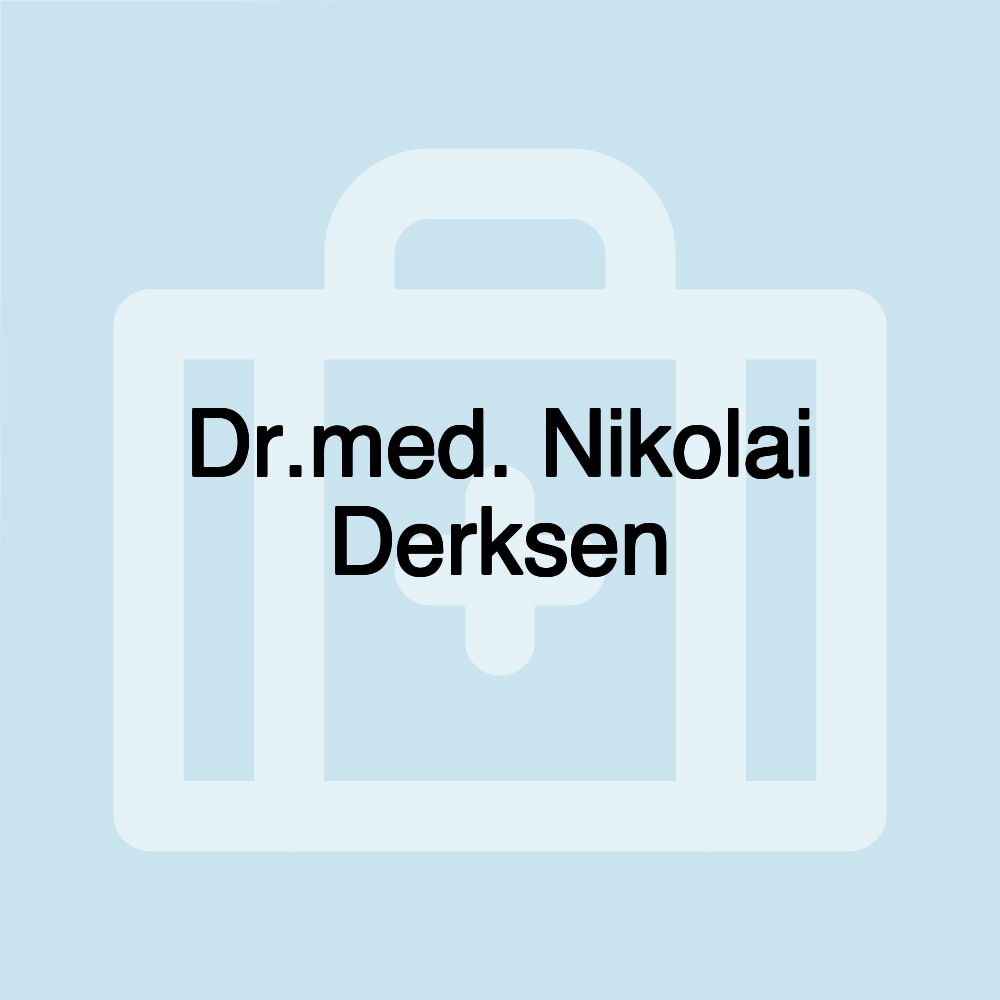 Dr.med. Nikolai Derksen