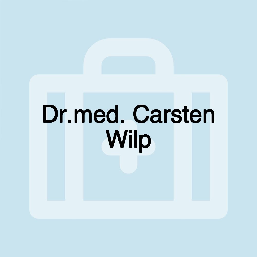 Dr.med. Carsten Wilp