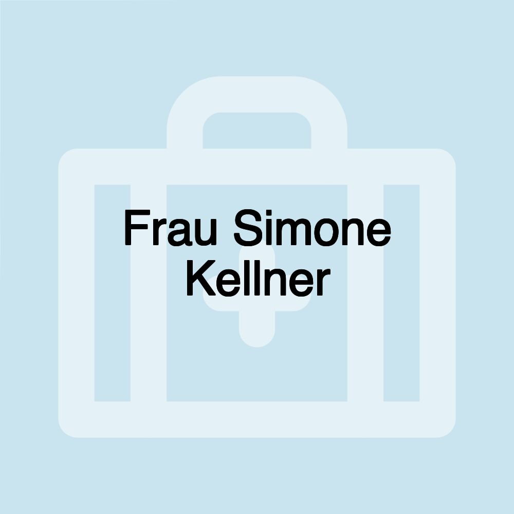 Frau Simone Kellner