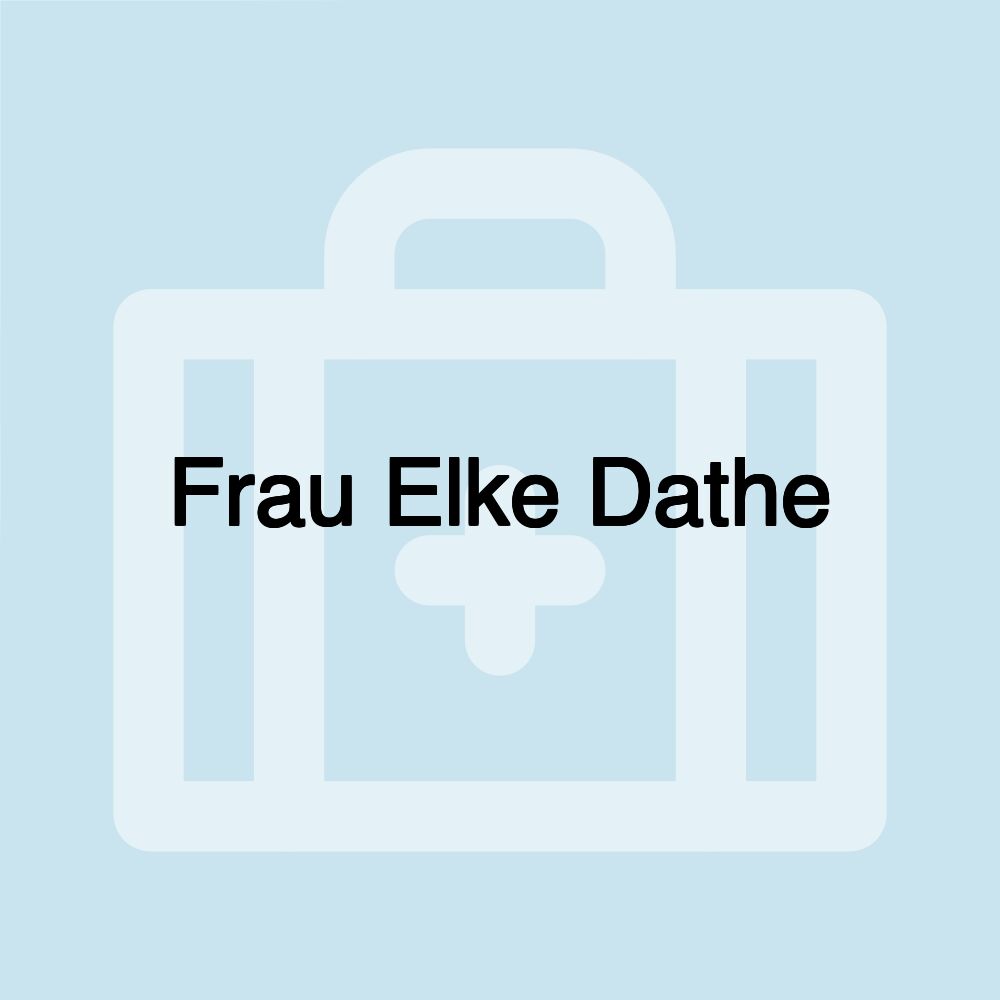 Frau Elke Dathe