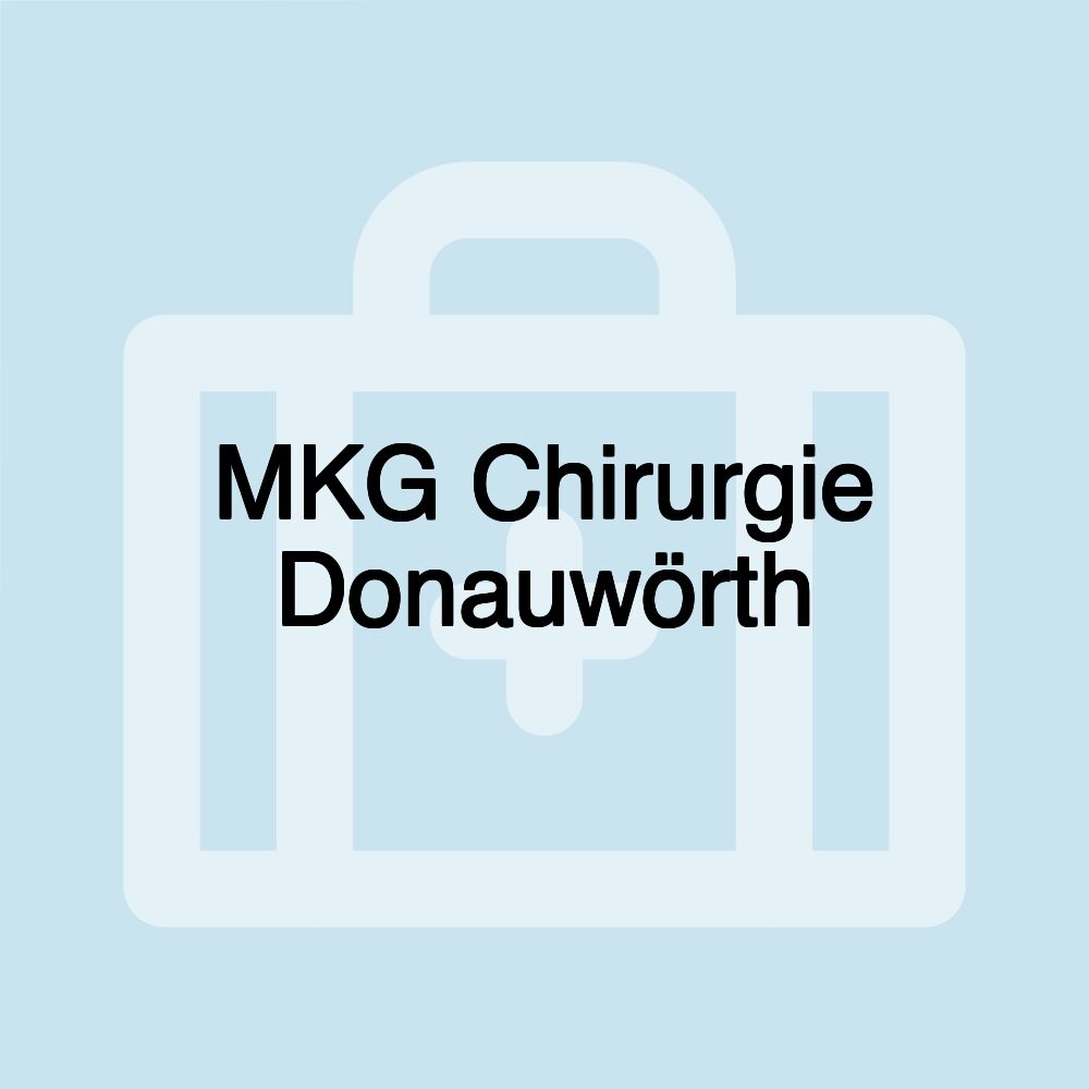 MKG Chirurgie Donauwörth