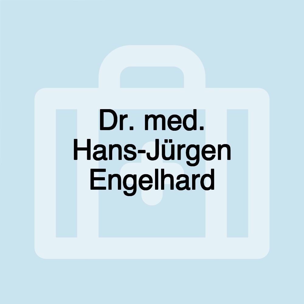 Dr. med. Hans-Jürgen Engelhard