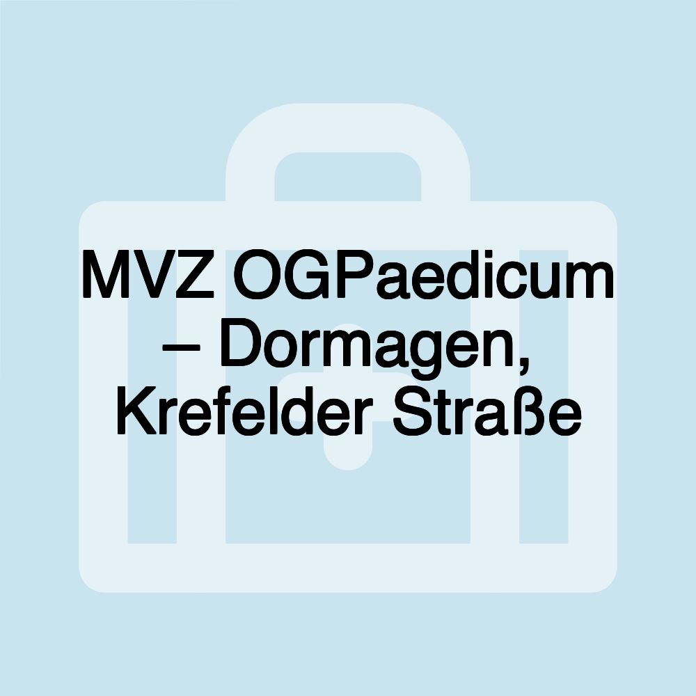 MVZ OGPaedicum – Dormagen, Krefelder Straße