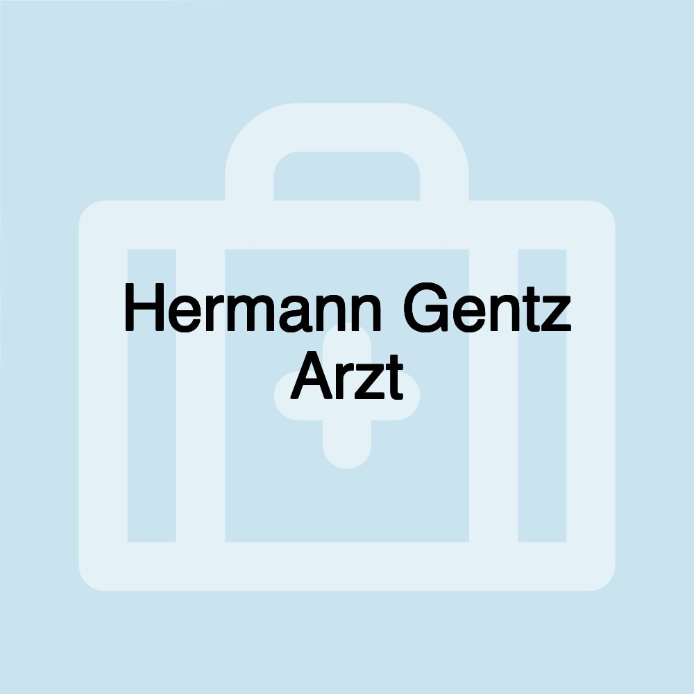 Hermann Gentz Arzt