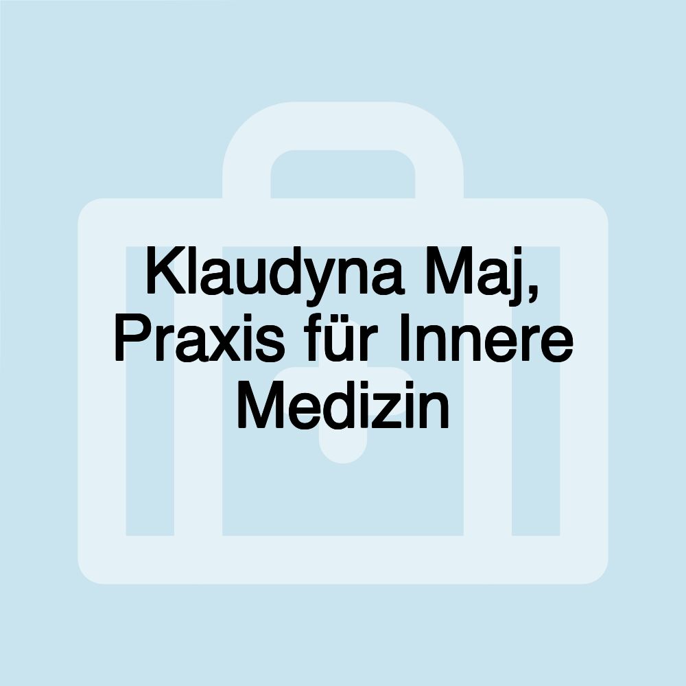 Klaudyna Maj, Praxis für Innere Medizin