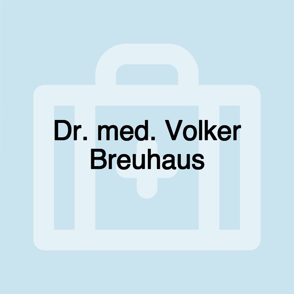 Dr. med. Volker Breuhaus