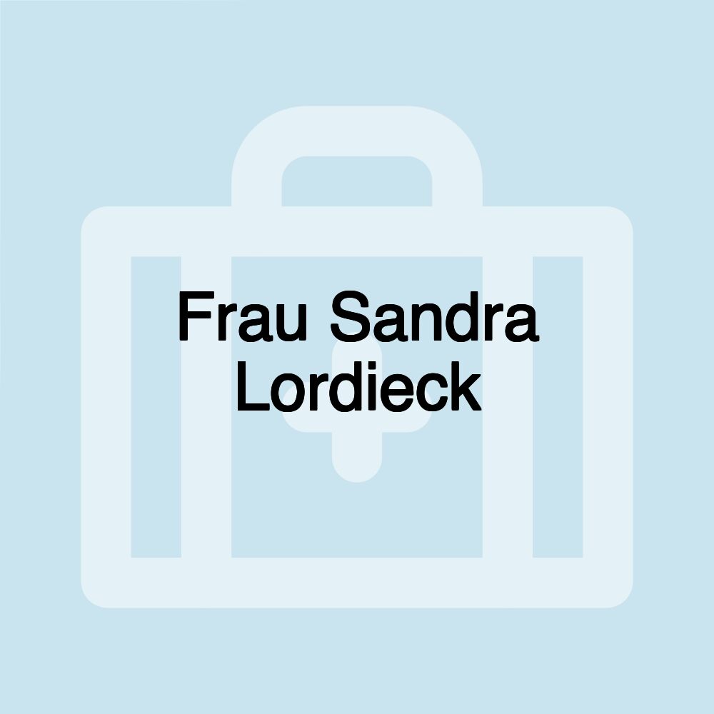 Frau Sandra Lordieck