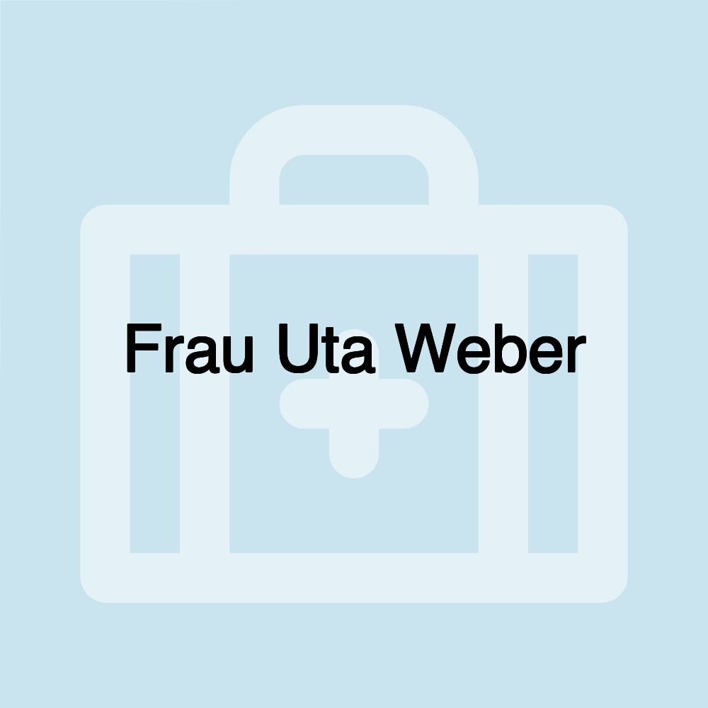 Frau Uta Weber