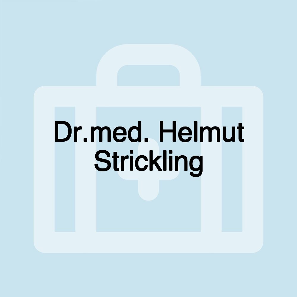 Dr.med. Helmut Strickling