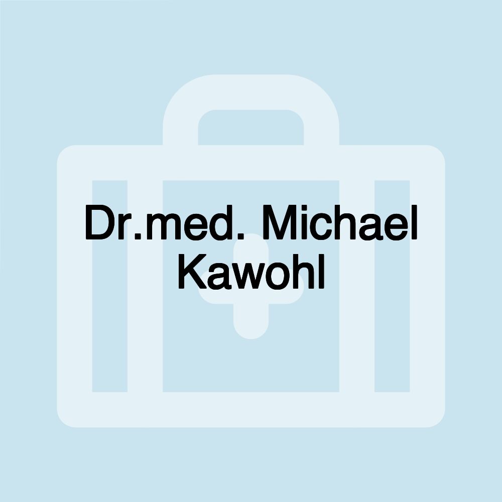 Dr.med. Michael Kawohl