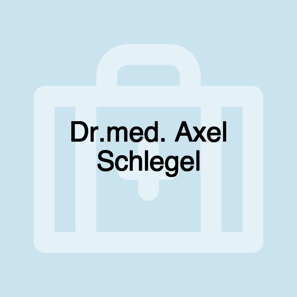 Dr.med. Axel Schlegel