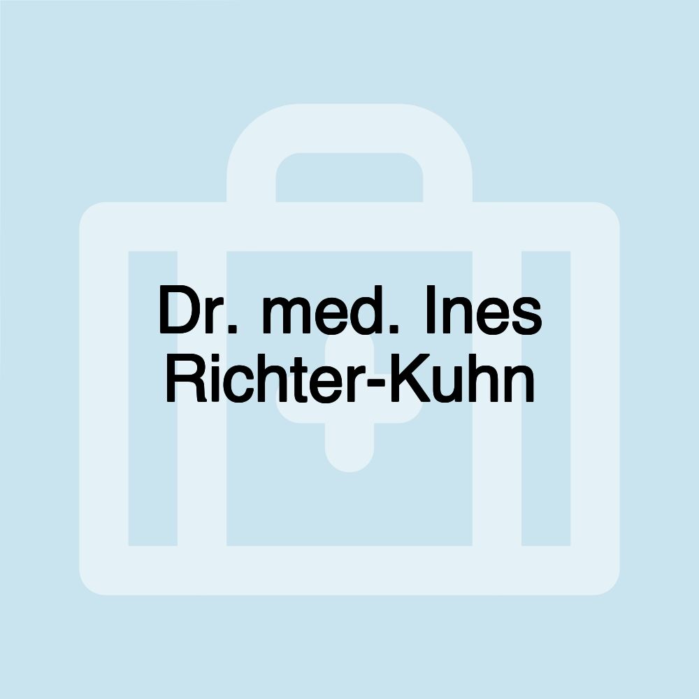 Dr. med. Ines Richter-Kuhn