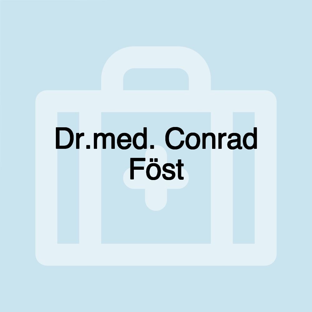 Dr.med. Conrad Föst