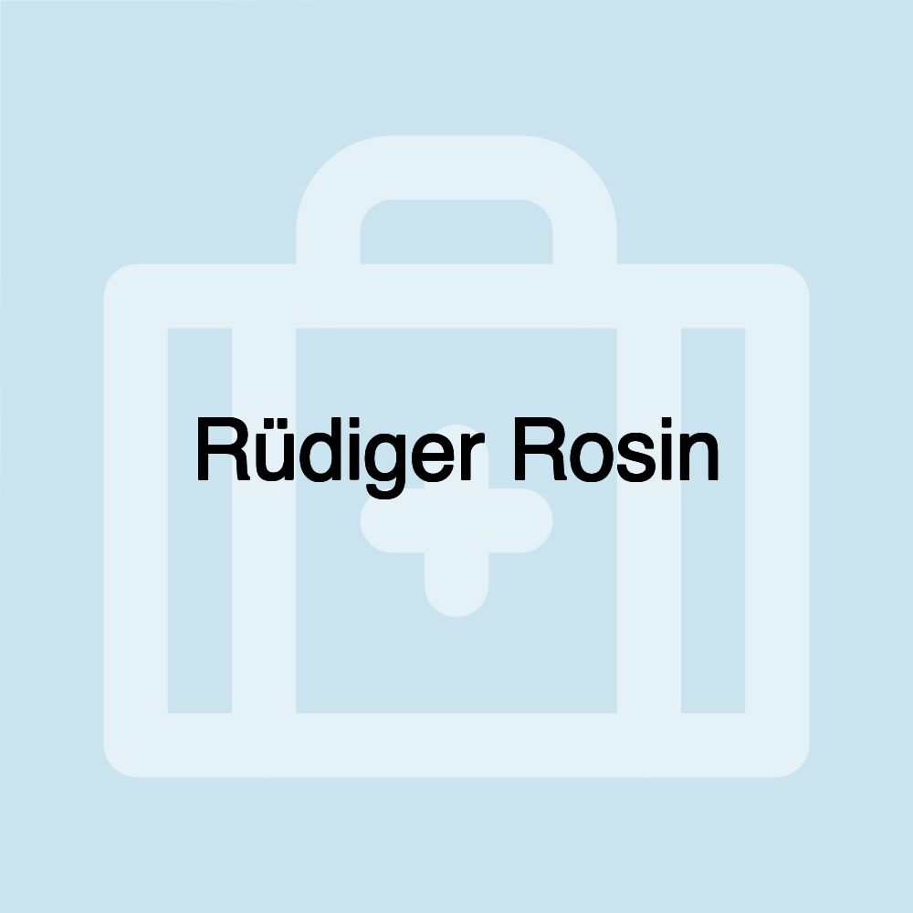 Rüdiger Rosin