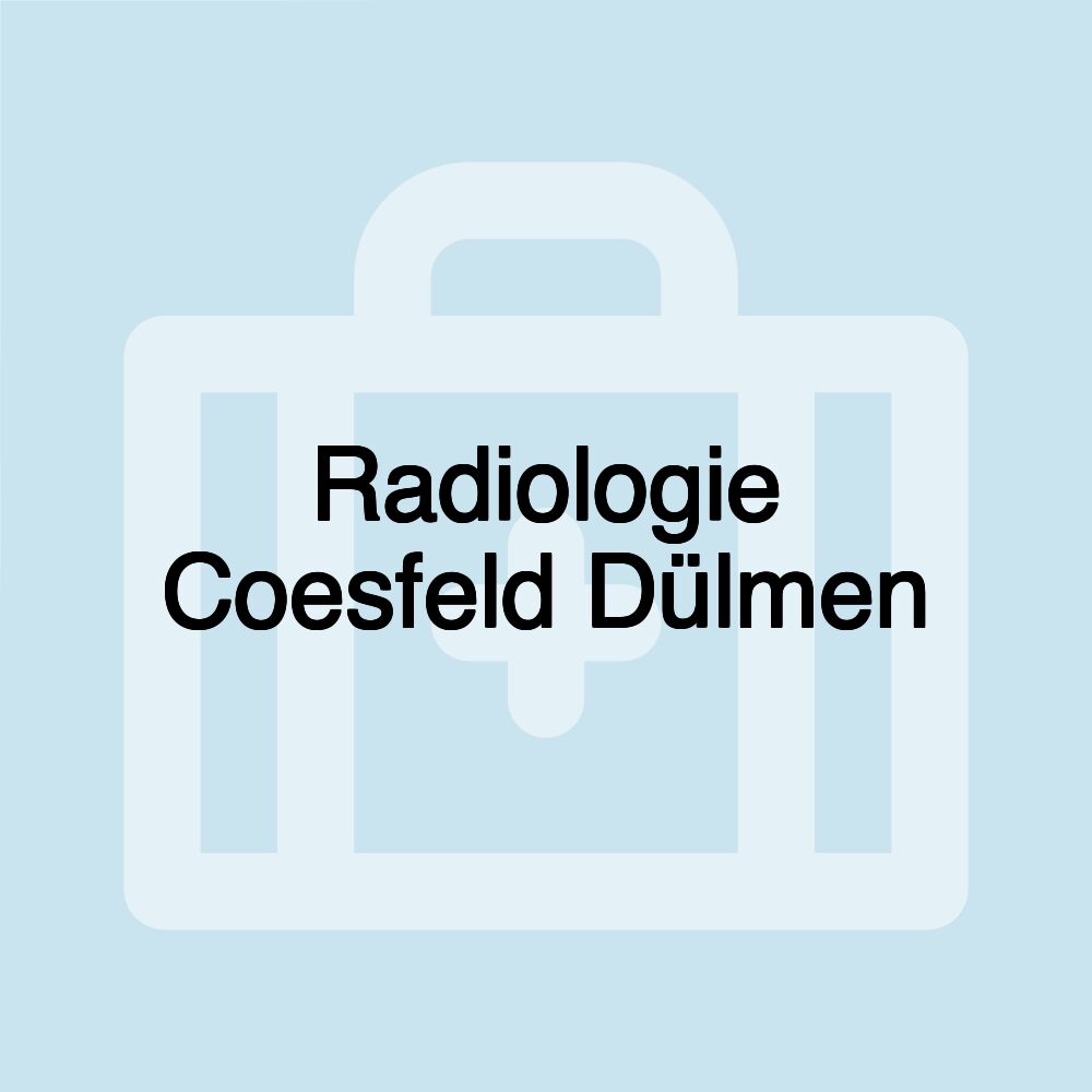 Radiologie Coesfeld Dülmen