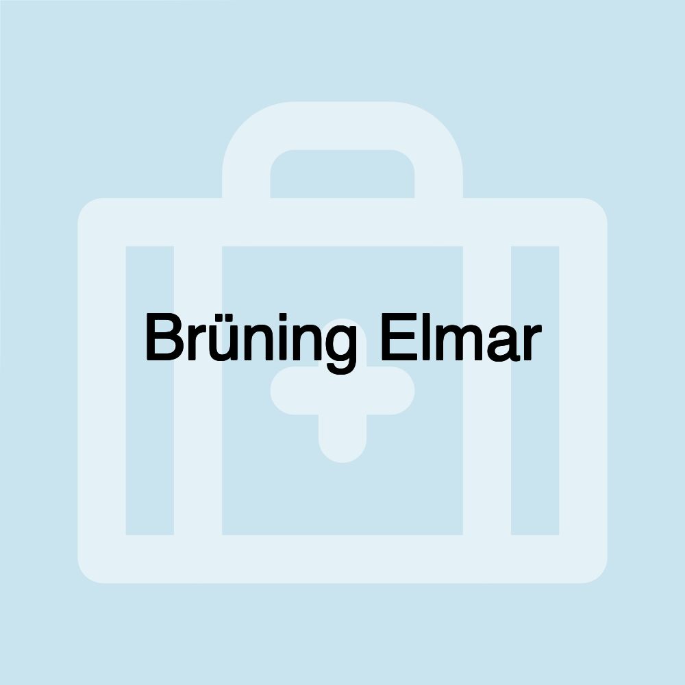 Brüning Elmar