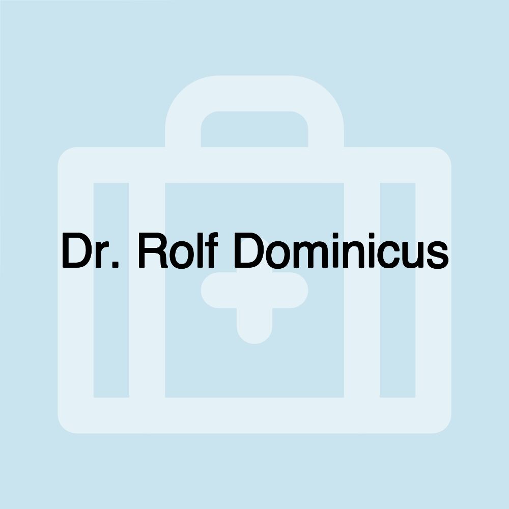 Dr. Rolf Dominicus