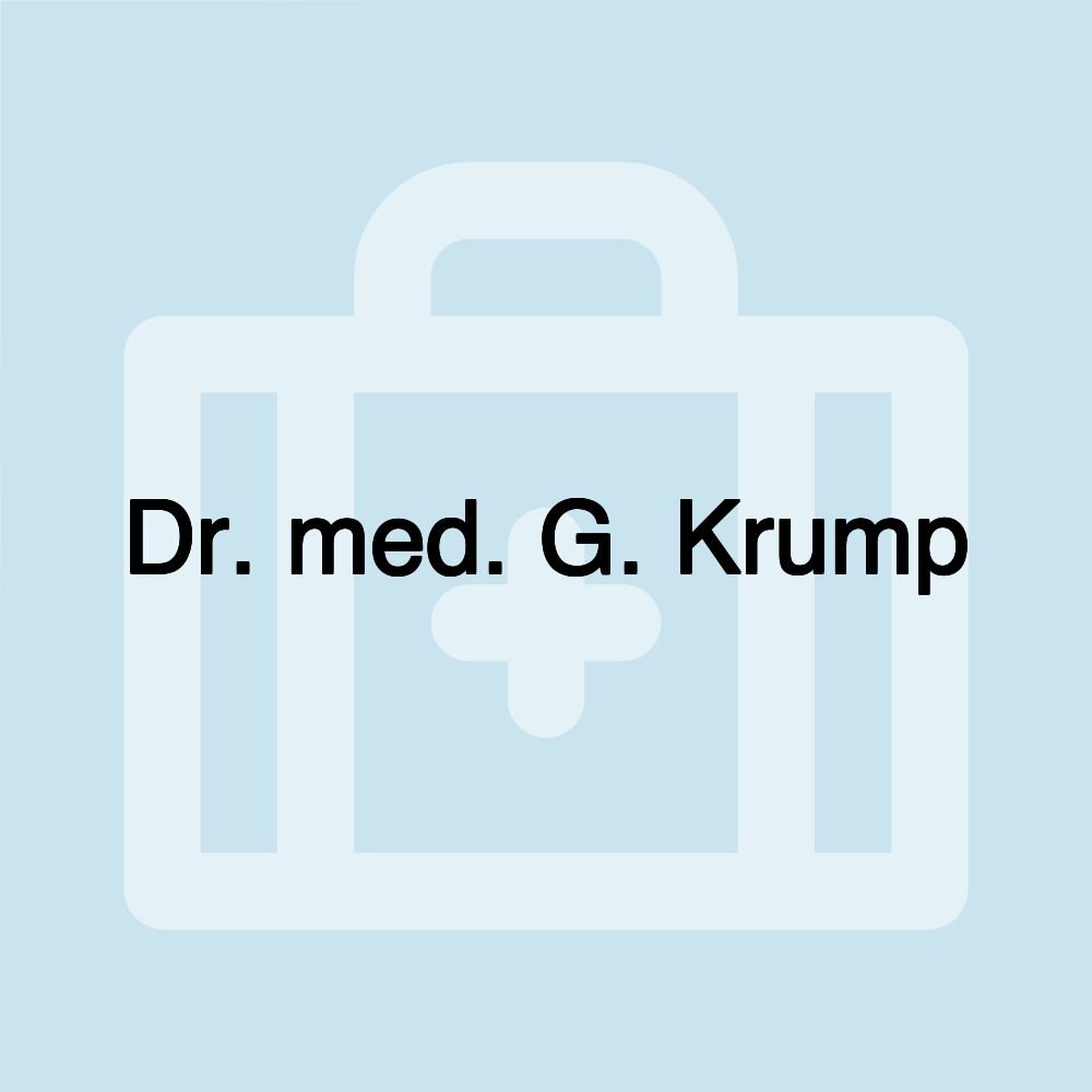 Dr. med. G. Krump