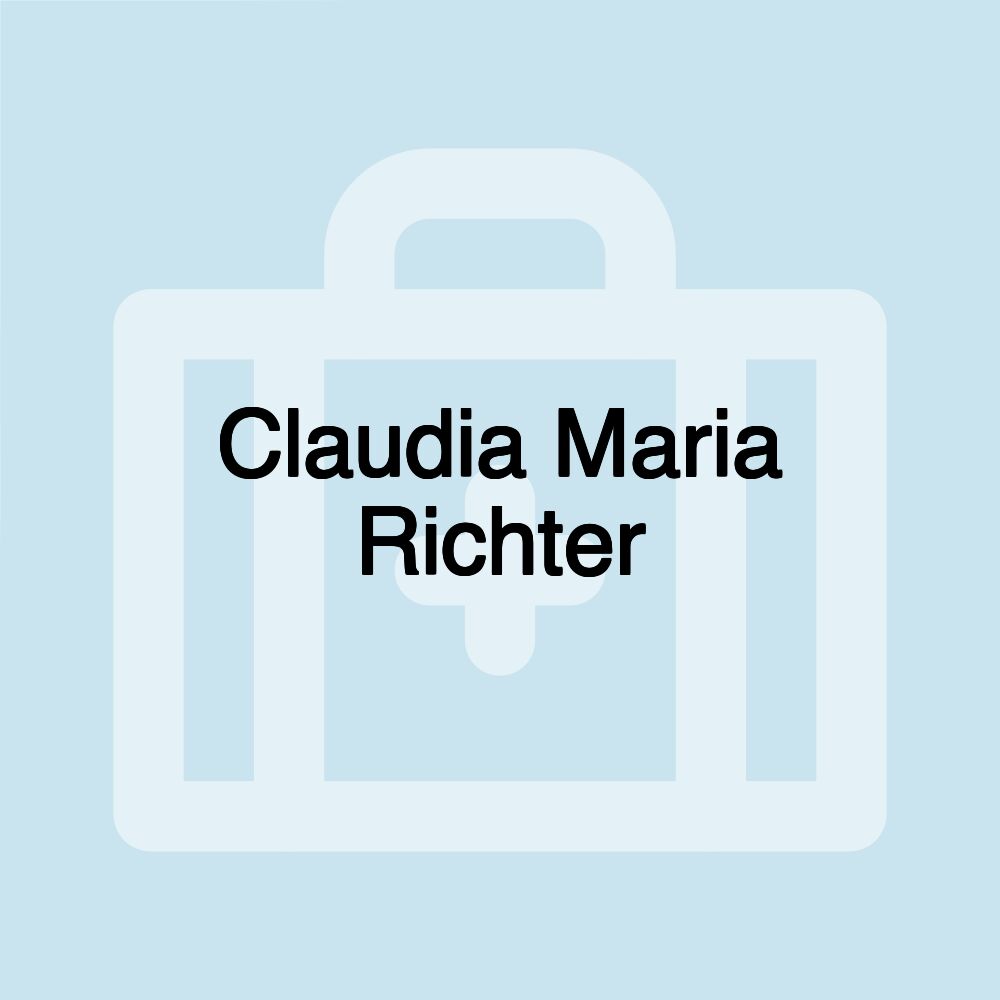 Claudia Maria Richter