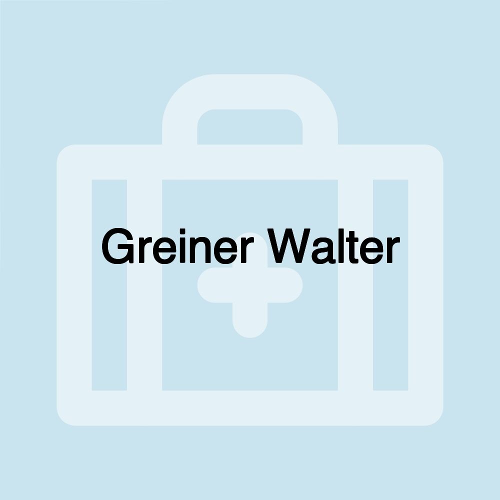 Greiner Walter