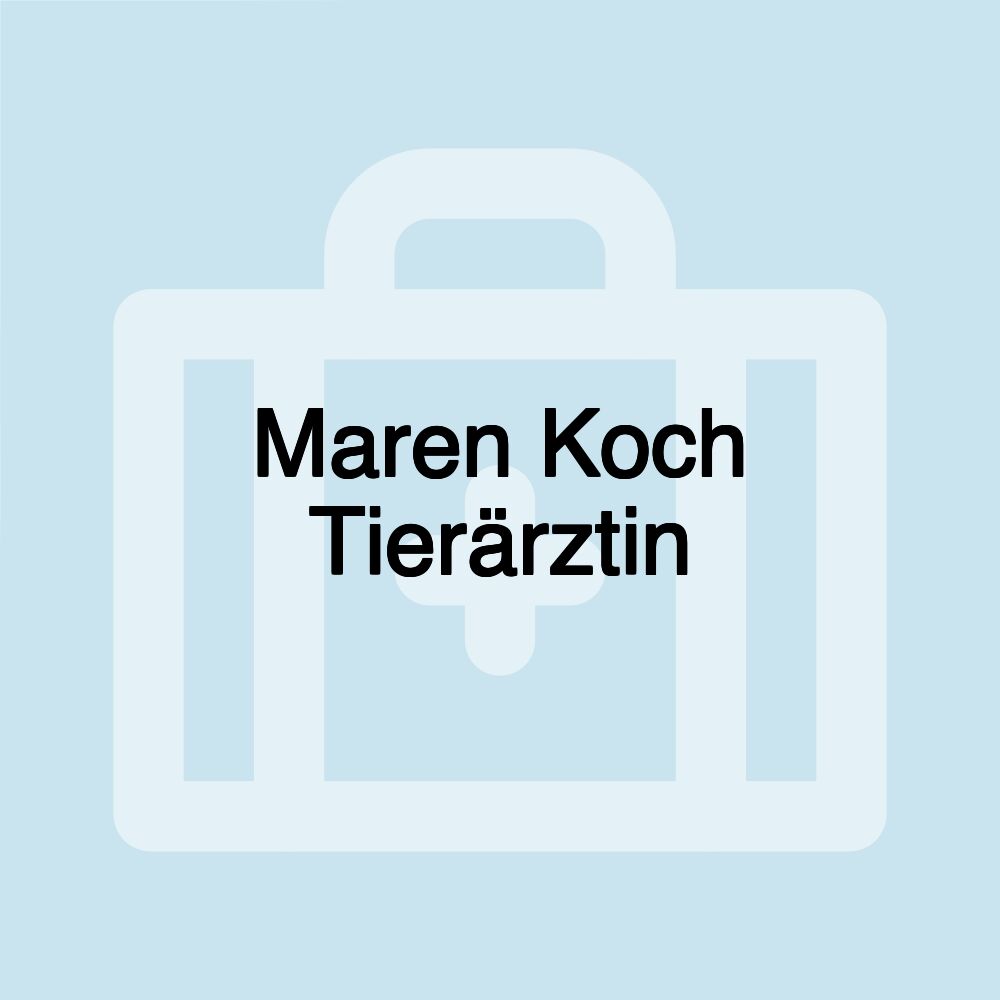 Maren Koch Tierärztin