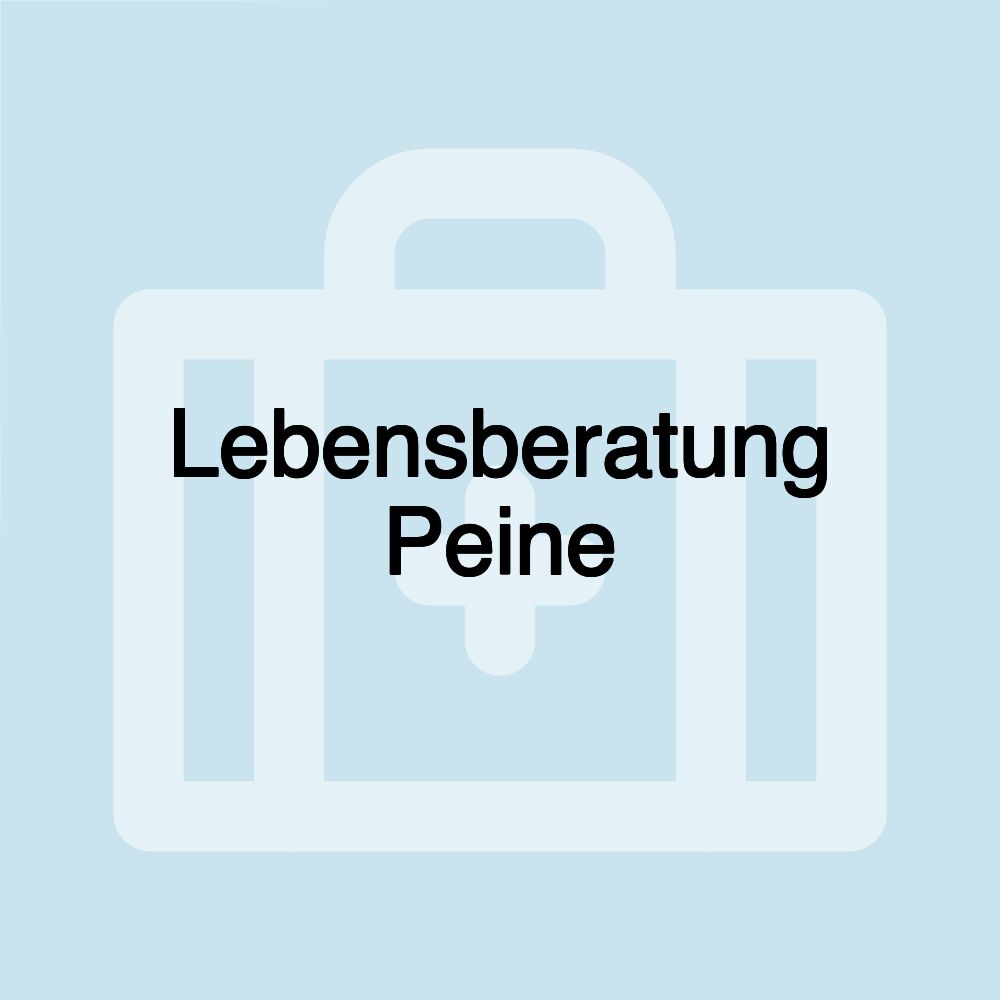 Lebensberatung Peine