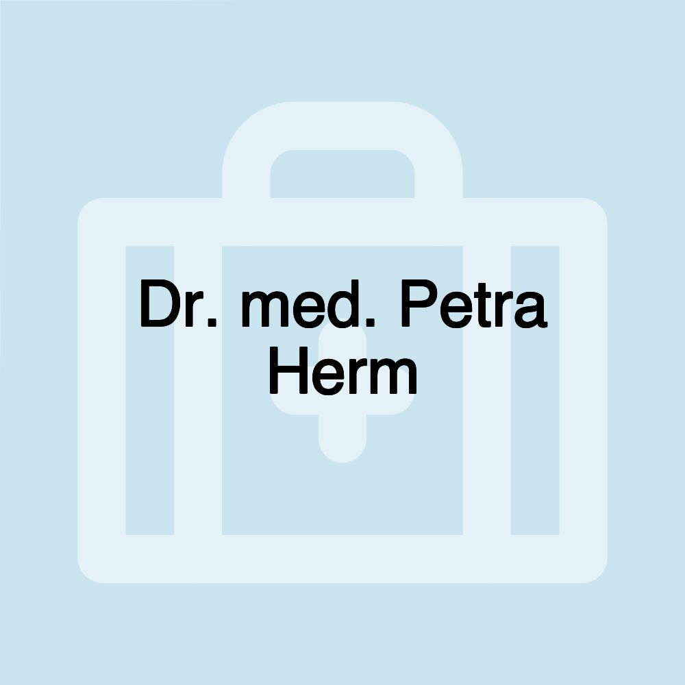 Dr. med. Petra Herm