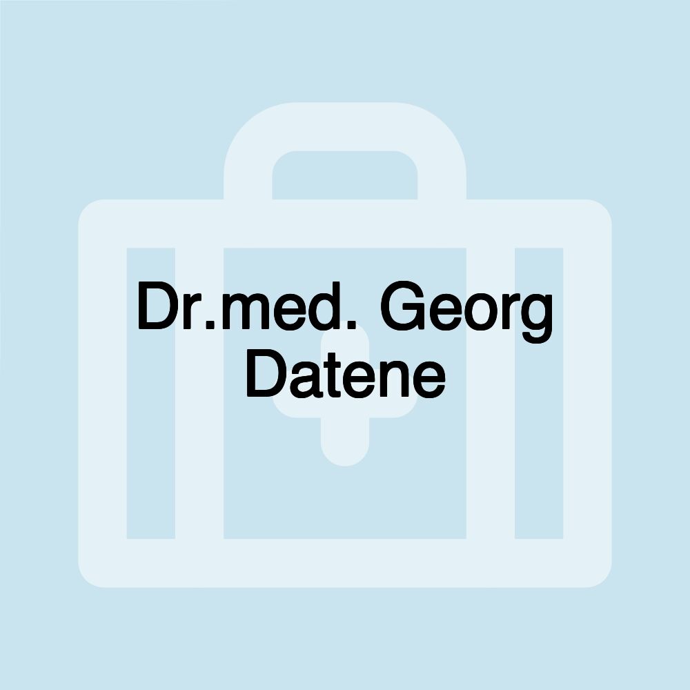 Dr.med. Georg Datene