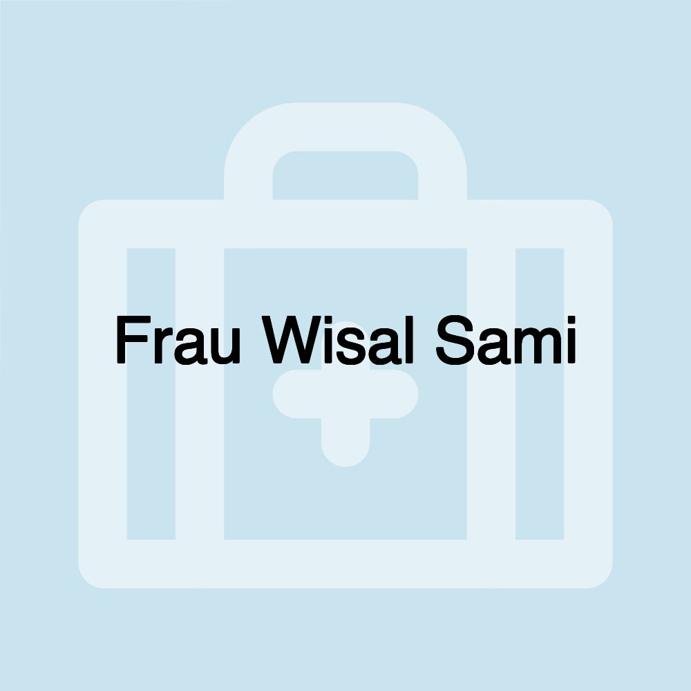 Frau Wisal Sami