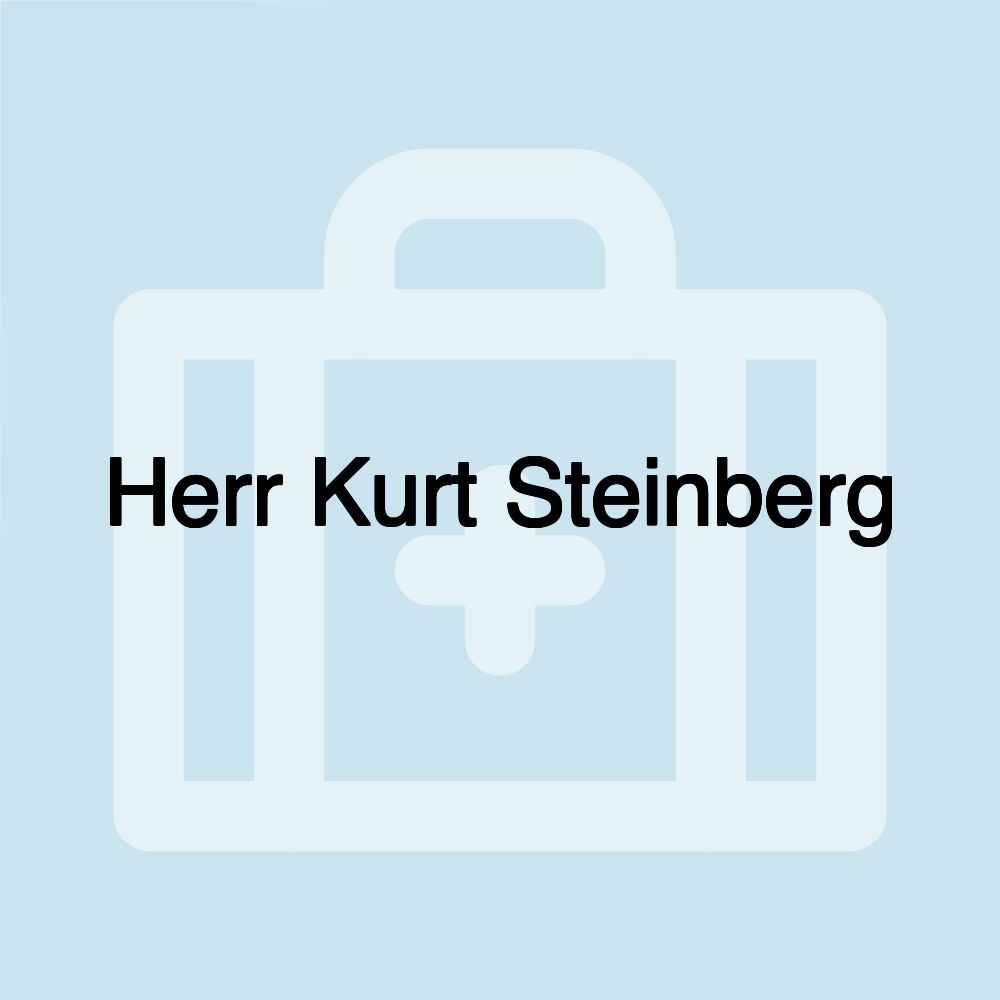 Herr Kurt Steinberg