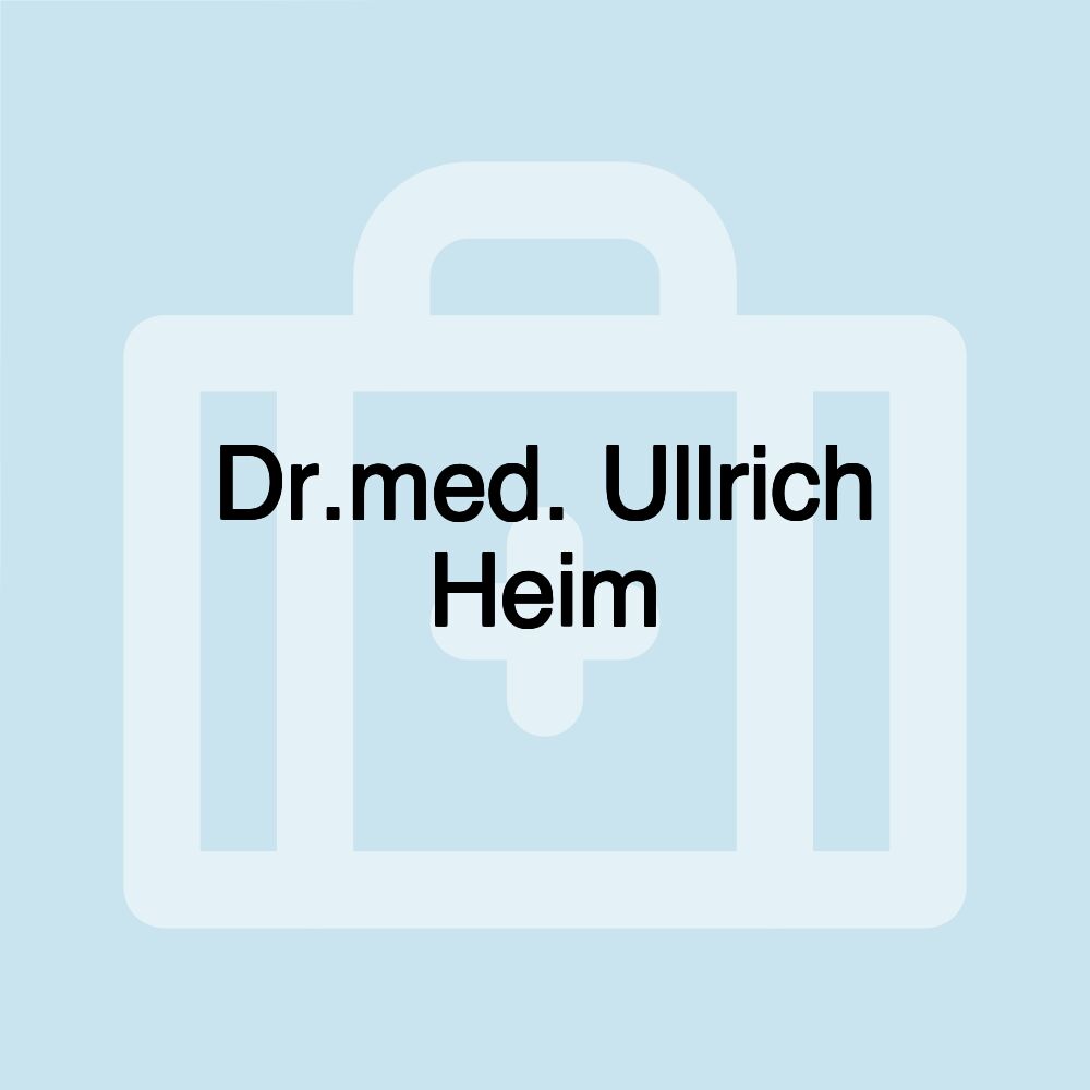 Dr.med. Ullrich Heim