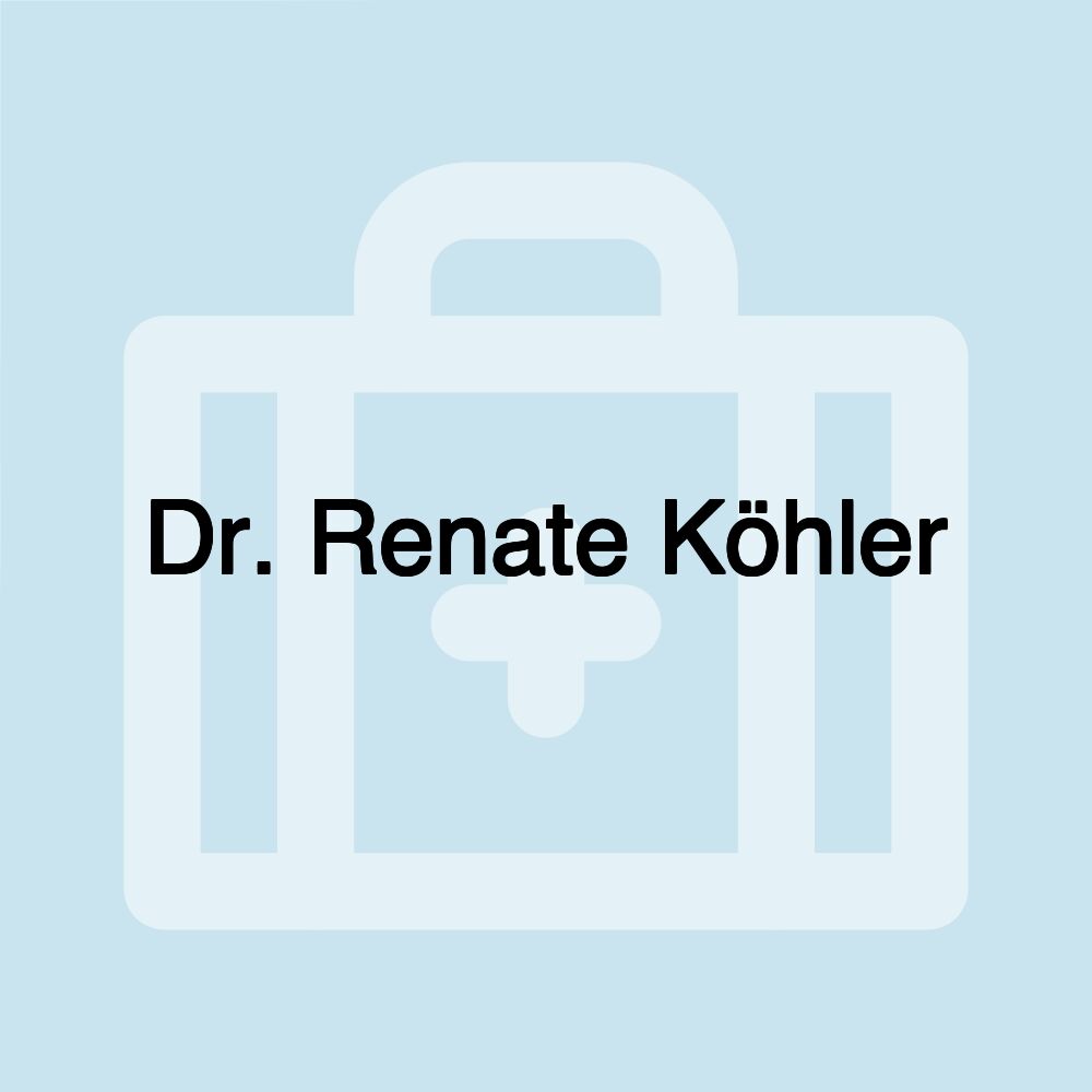 Dr. Renate Köhler