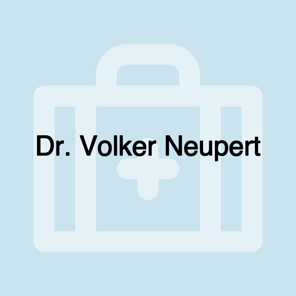 Dr. Volker Neupert